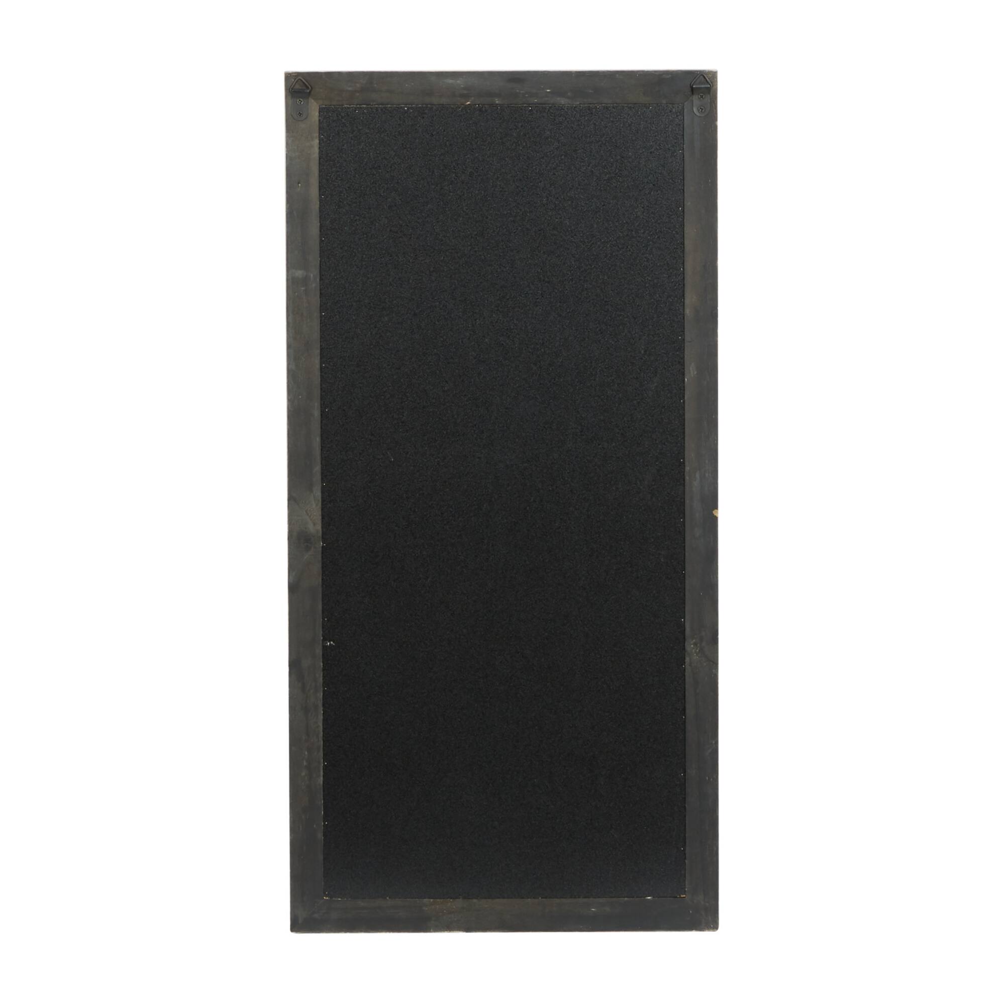Brown Wood Farmhouse Wall Chalkboard, 32" x 16" x 2"